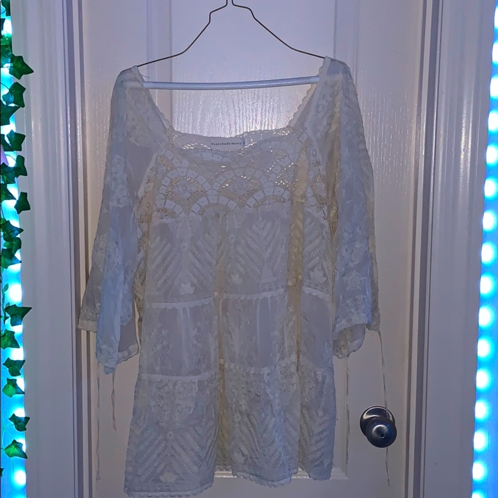4 Love And Liberty Lace Shirt